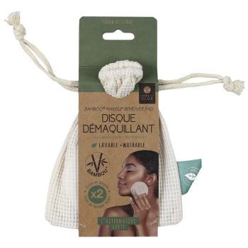 Set de Disques Démaquillants en Bambou