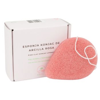Éponge Konjac à l'argile rose