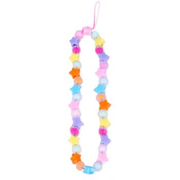 Pendentif de perles de verre pour téléphone portable Stars