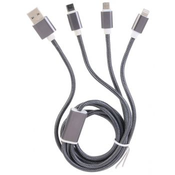 Câble USB 3-en-1 MICRO USB-T C