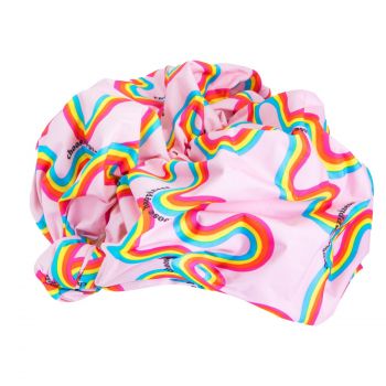 Turban de douche arc-en-ciel