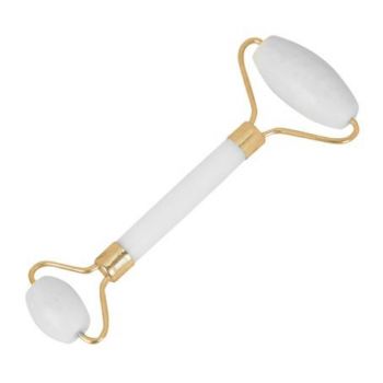 Rouleau facial en jade blanc
