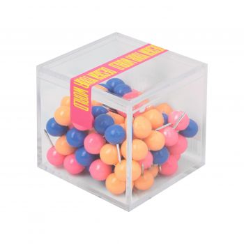 Boîte de Punaises Multicolores