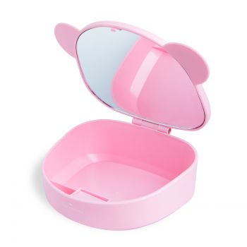 Little Princess Scatola Organizer con Specchio Orso Rosa