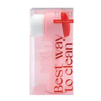 Beauty Concept Brosse Faciale 2 en 1 Rose