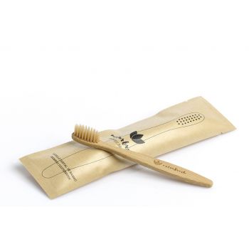 Brosse à dents de voyage en bambou biodégradable