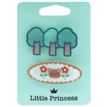 Little Princess Set Clip Albero e Fiori