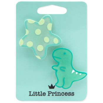 Little Princess Set 2 Clip Stella e Dinosauro