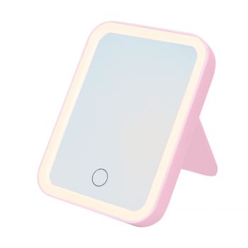 Miroir de table Must Have avec lumière LED et support