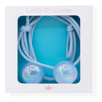 Little Princess Set 2 Gomma con palline blu