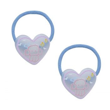 Élastiques transparents bleus