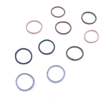 Lot de 10 mini élastiques Twist