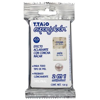 Éponge éclaircissante avec nacre