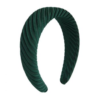 Oh My Hair Bandeau rembourré vert en relief
