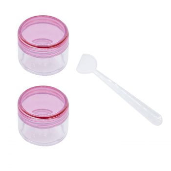 Set de 2 contenants de voyage rechargeables