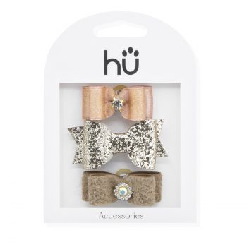Set di 3 gomme e pinzette Gold