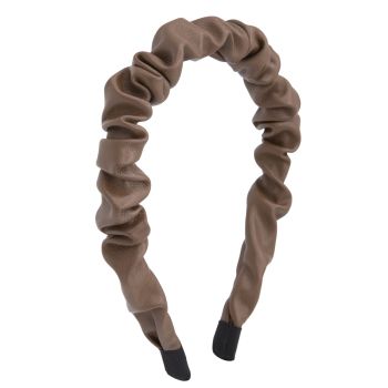 Oh My Hair Diadema Fina  micro-marrone Pu