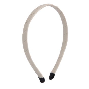 Serre-tête fin blanc effet cuir Oh My Hair
