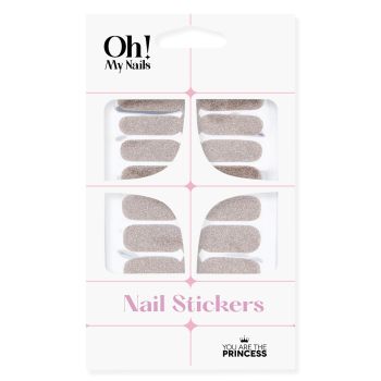 Stickers Ongles Rose Gold Glitter