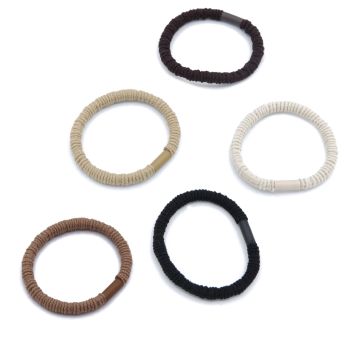 Lot de 5 élastiques ronds basiques
