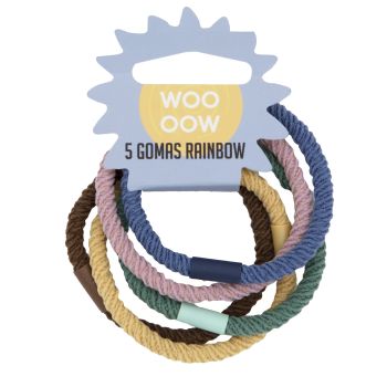 Set de 5 élastiques Rainbow