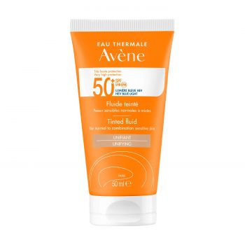 Solaire Peaux Sensibles Fluide Teinté