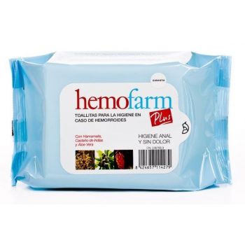 Lingettes rafraîchissantes HemoFarm pour hémorroïdes