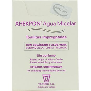 Lingettes imprégnées de collagène et d’aloe vera
