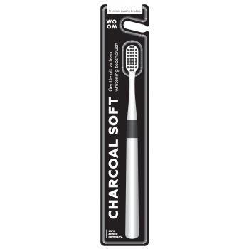 Brosse à dents douce au charbon