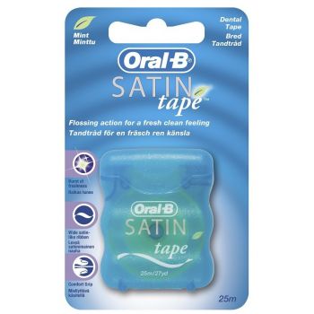 Satin Tape Soie Dentaire Menthe 25M