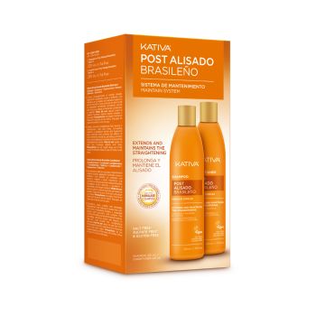 Pack Post-Lissage Brésilien Système de Maintenance Shampoing + Après-shampoing