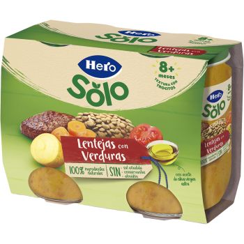 Petits Pots Légumes et Lentilles +8 Mois