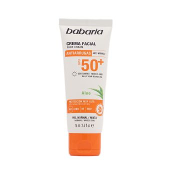 Crème pour le visage à l’Aloe Vera SPF 50+