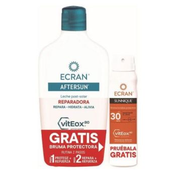 Après-soleil Pack Lait Post-Solaire Réparateur + Brume Spray Sunnique SPF 30