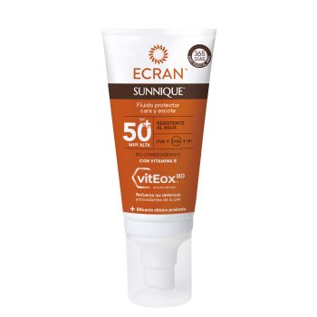 Fluide Solaire Visage et Décolleté SPF 50+
