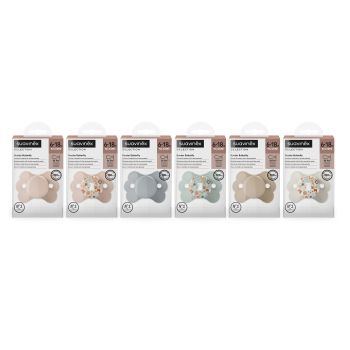 Sucette Tétine Physiologique en Silicone 6-18 mois
