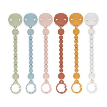 Attache Tétine Perles en Silicone