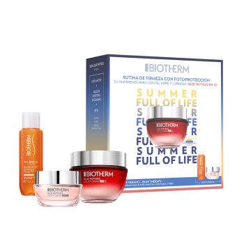 Coffret Blue Peptides Nettoyage, Protection Solaire et Crème de Nuit