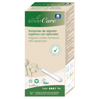 Tampon en Coton Bio Super avec Applicateur