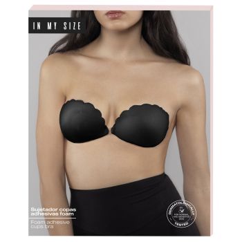  Soutien-gorge Bonnets Adhésifs Foam Noir 