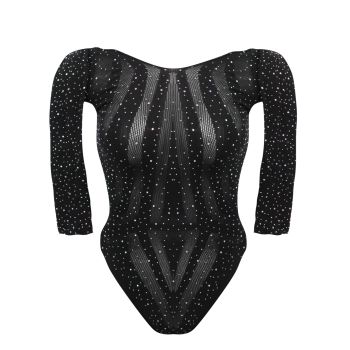 Body à Rayures Transparentes