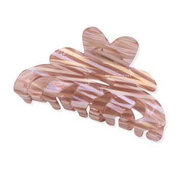 Oh My Hair Clip Strisce rosa