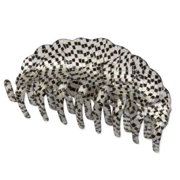 Oh My Hair Pince à Carreaux Black & White