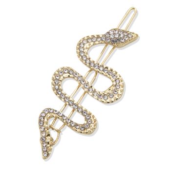 Oh My Hair - Clip con strass a forma di serpente