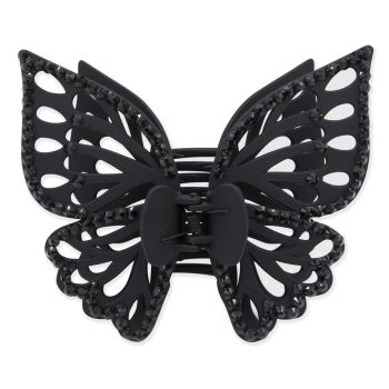 Oh My Hair Farfalla Fermaglio per capelli XL Nero