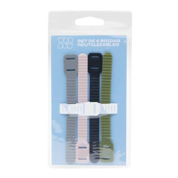 Set de 4 Attaches Réutilisables
