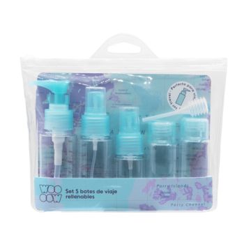 Set de 5 Flacons de Voyage