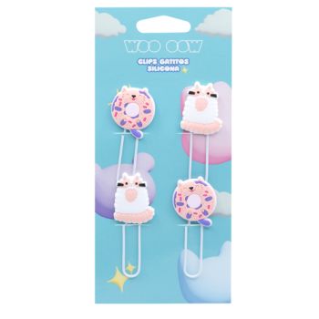 Clips Chatons en Silicone