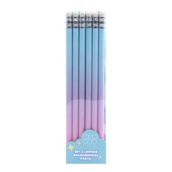 Set de 6 Crayons Holographiques
