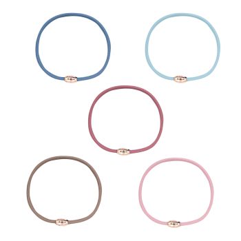 Set de 5 Élastiques Fins Colorés